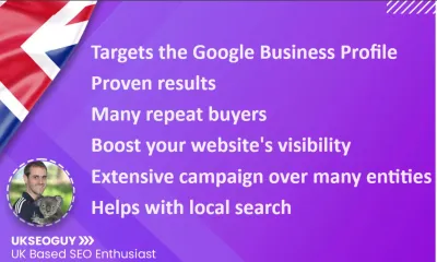 I well Setup google listing or my business, search console, analytics, Dillpo