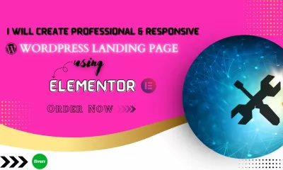 I will create wordpress website , blog website , landing page with elementor pro, PSD