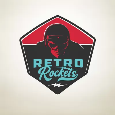 I will make an amazing retro vintage, hipster, badge logo for 5 $ 