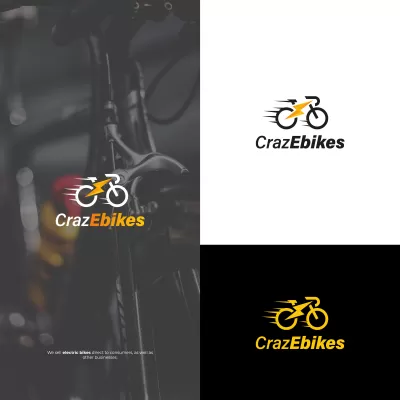 I will design eye catching colorful bike logo for your brand