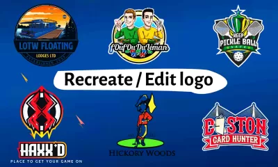 I will design, redesign, recreate and any graphics logo