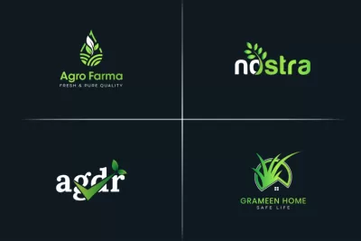 I will design stunning natural landscaping logo with my best skill