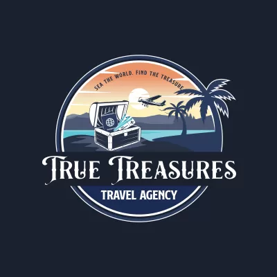 I will design travel agency resort beach tourism logo