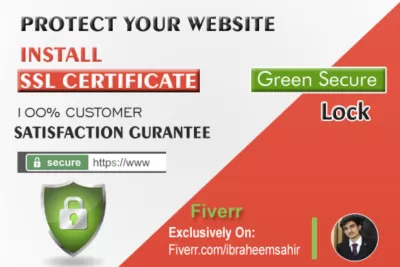 I will install SSL certificate on website to make it https secure,Fiverr