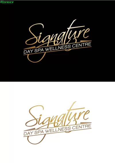 awesome signature logo,multiple design concepts