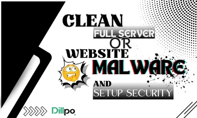 I will clean full server or any website malware and setup security