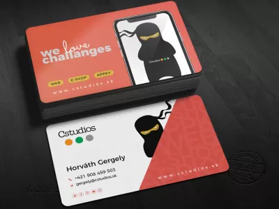 I will do professional business card design christmas card design