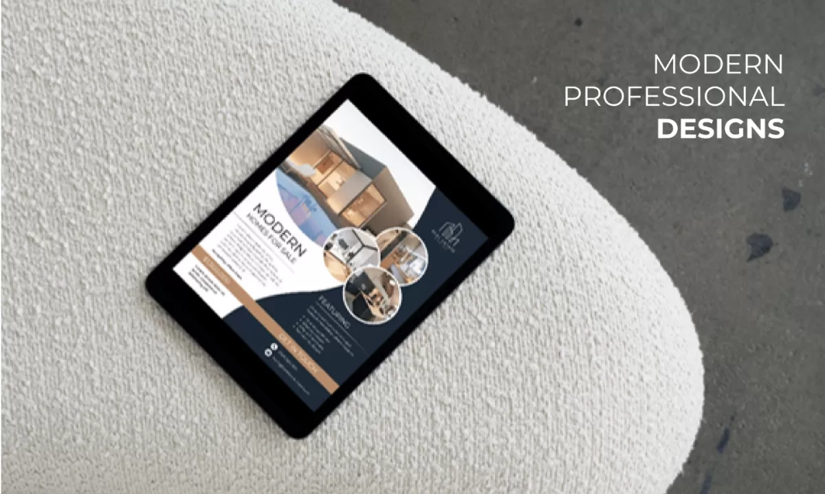 I will design a professional business flyer in canva
