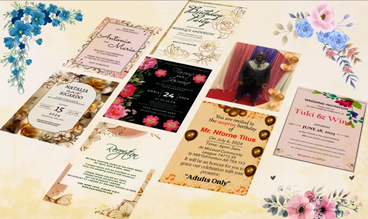 I will design invitation card for wedding, party or birthday