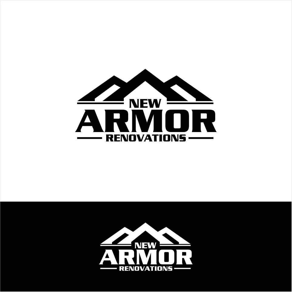 I will make an unique home repair, home decor, roofing logo design
