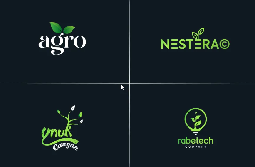 I will do organic natural landscape eco lawn care logo