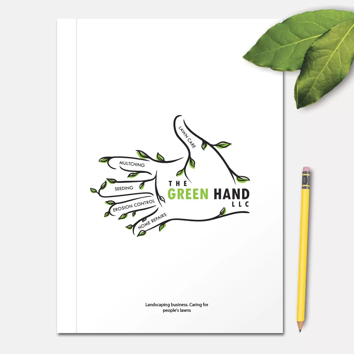 create hand drawn illustration logo design