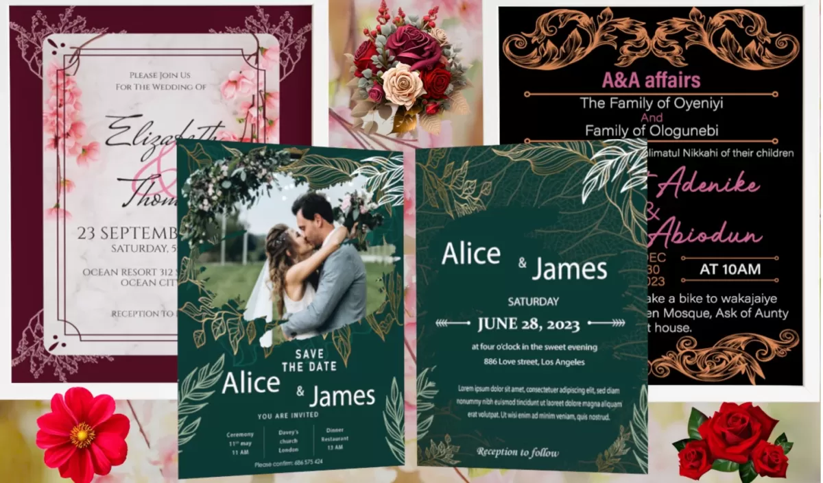 I will design invitation card for wedding, party or birthday