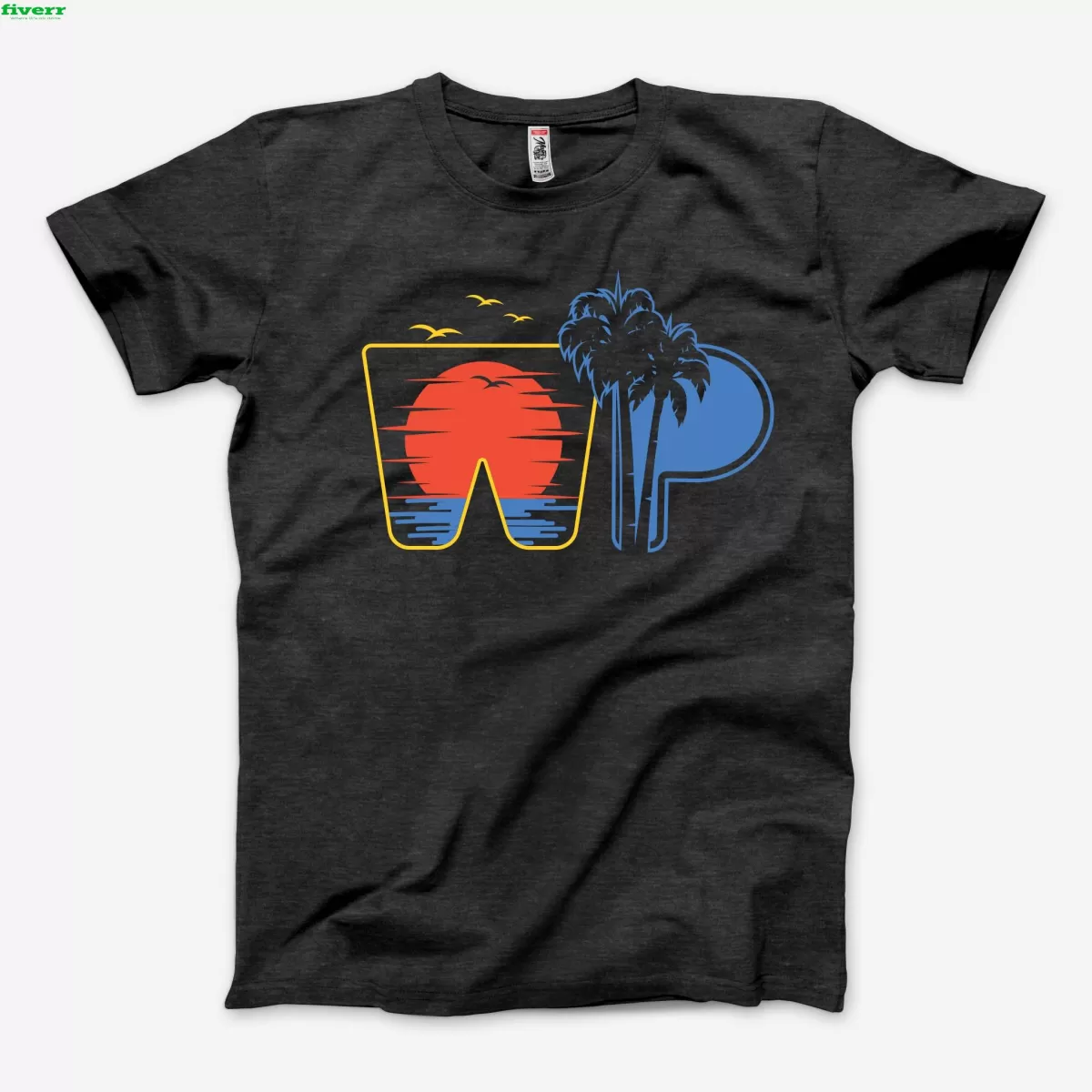 I will create custom tshirt illustration by your request