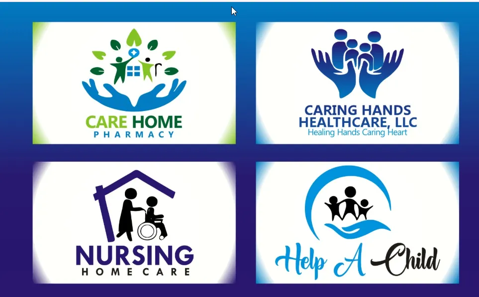 I will home care healthcare medical nursing clinic hospital dental home care logo