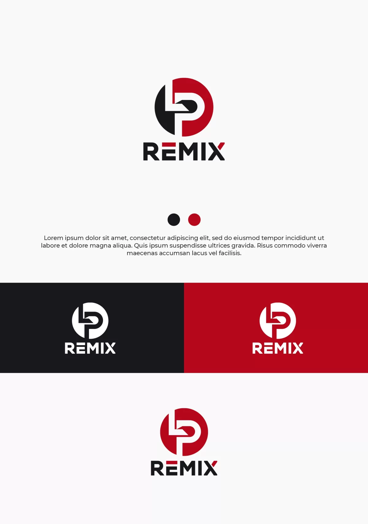 I will design music, dj, dance, rock, logo