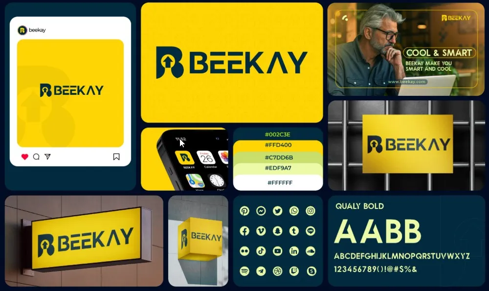 I will create business logo, branding kit and brand identity design