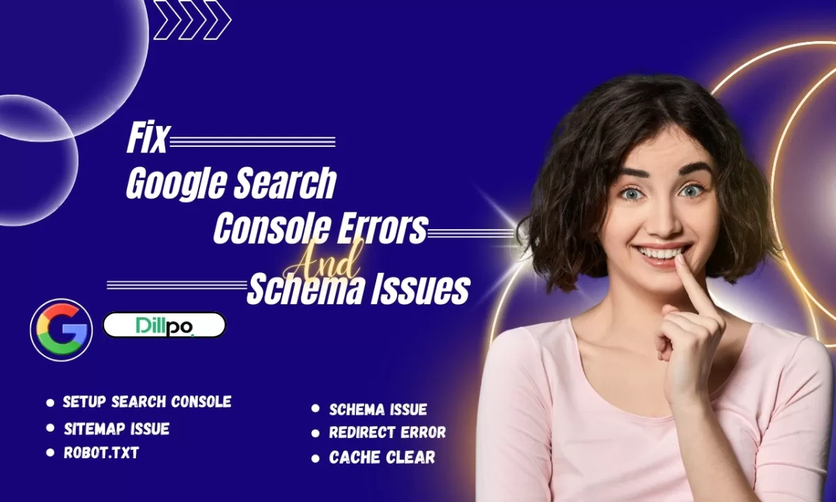 Google search console errors & schema issues, Dillpo