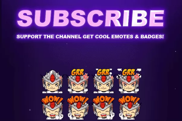 I will create animated emotes GIF, bit, cheer emotes for kick, twitch