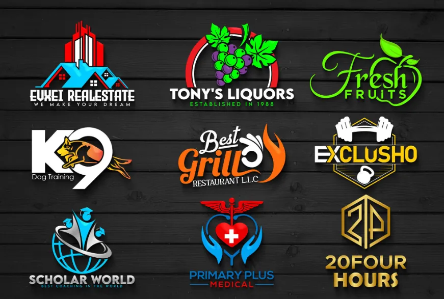 I will do modern professional 3d business logo design