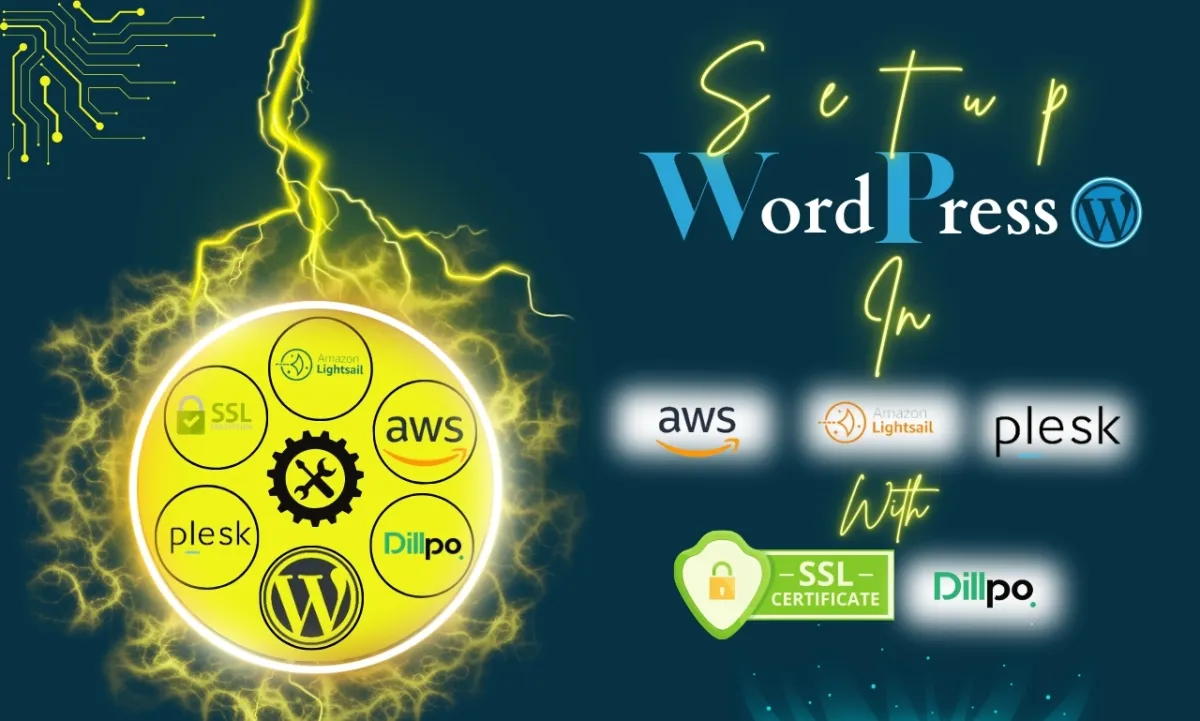 I will setup wordpress in AWS lightsail plesk with SSL, Dillpo
