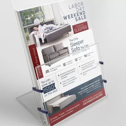 I will provide awesome print ready flyer or magazine ad with new ideas