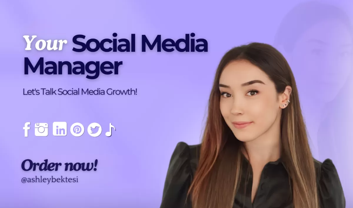 I will be your social media manager, plus bonus