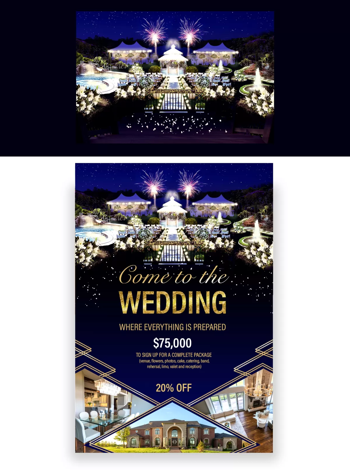 I will design any party invitation card perfectly for you