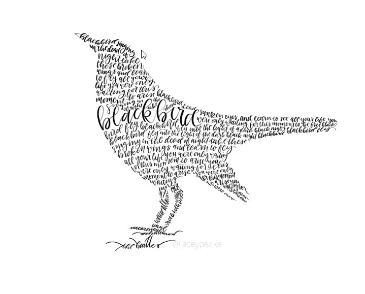 I will create dark lettering for death metal band or gothic tattoo