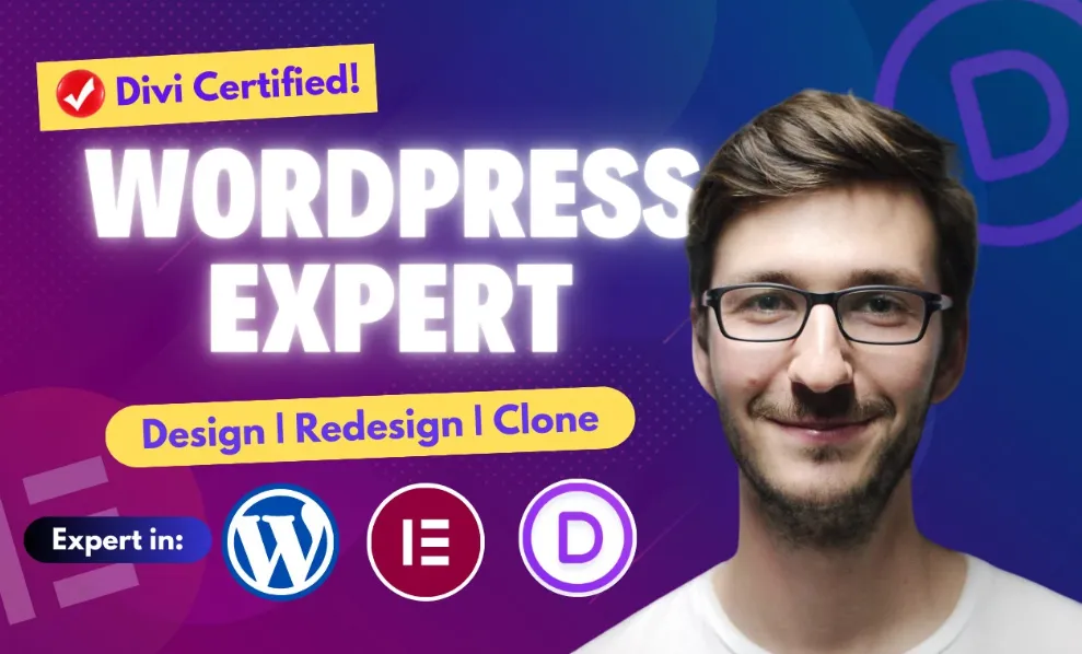 I will fix divi issues or design wordpress website with divi theme