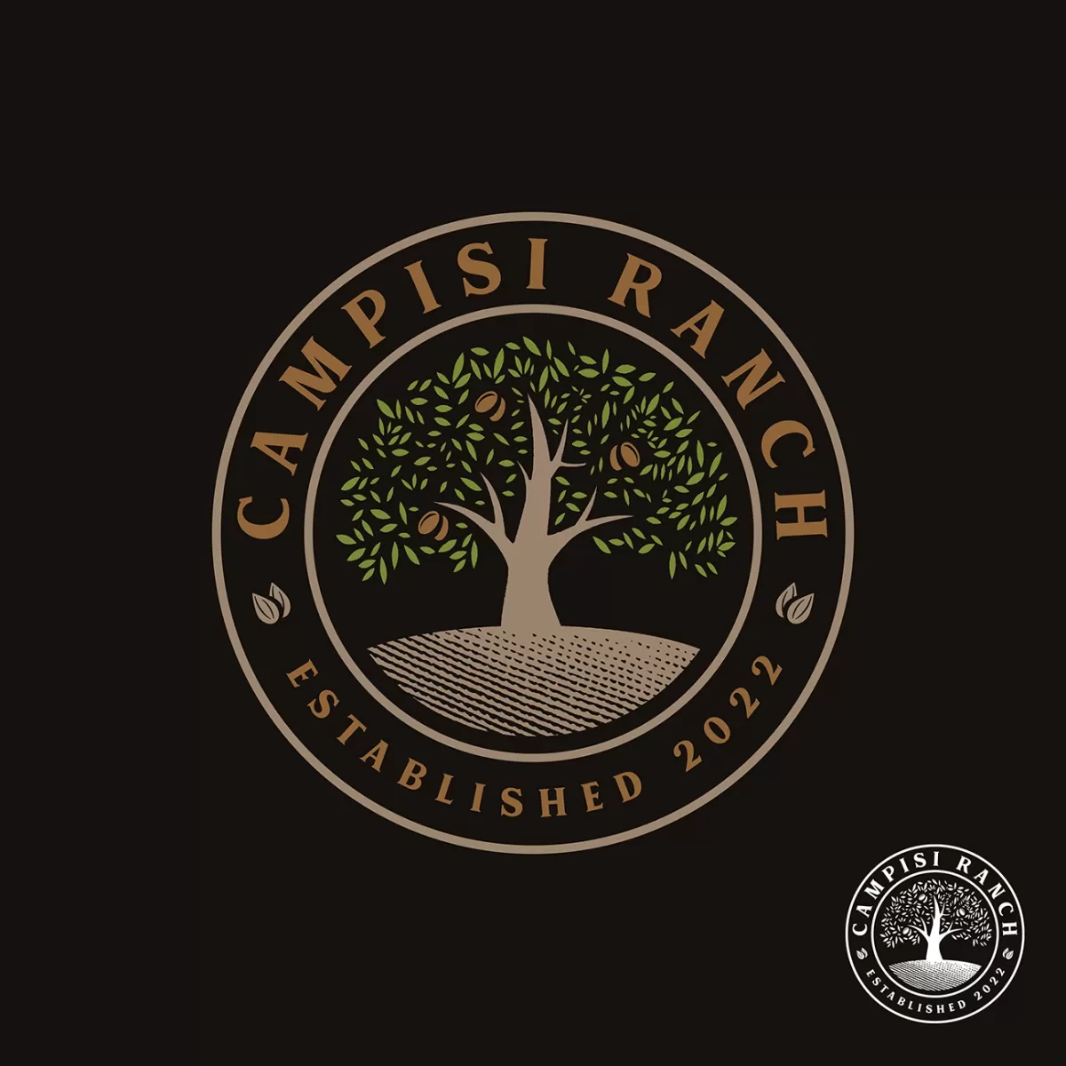 I will do lawn care, natural tree logo in superior quality
