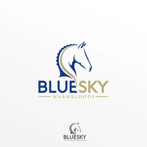 I will do minimalist custom line horse equine horse business logo
