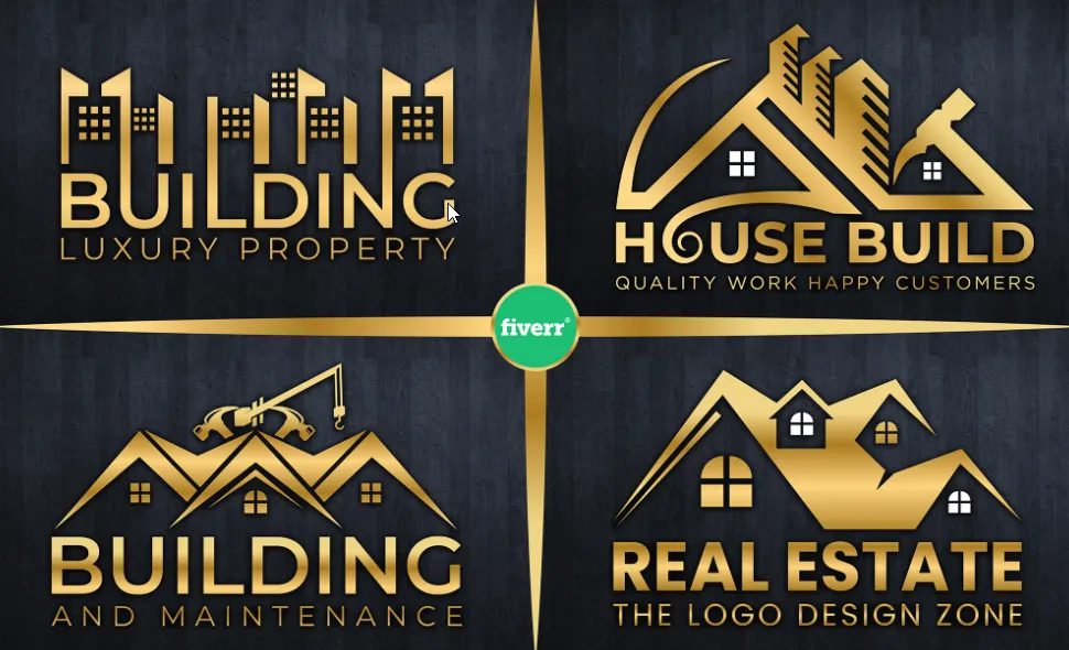 I will do property, mortgage, realtor, roofing, construction, real estate logo makers