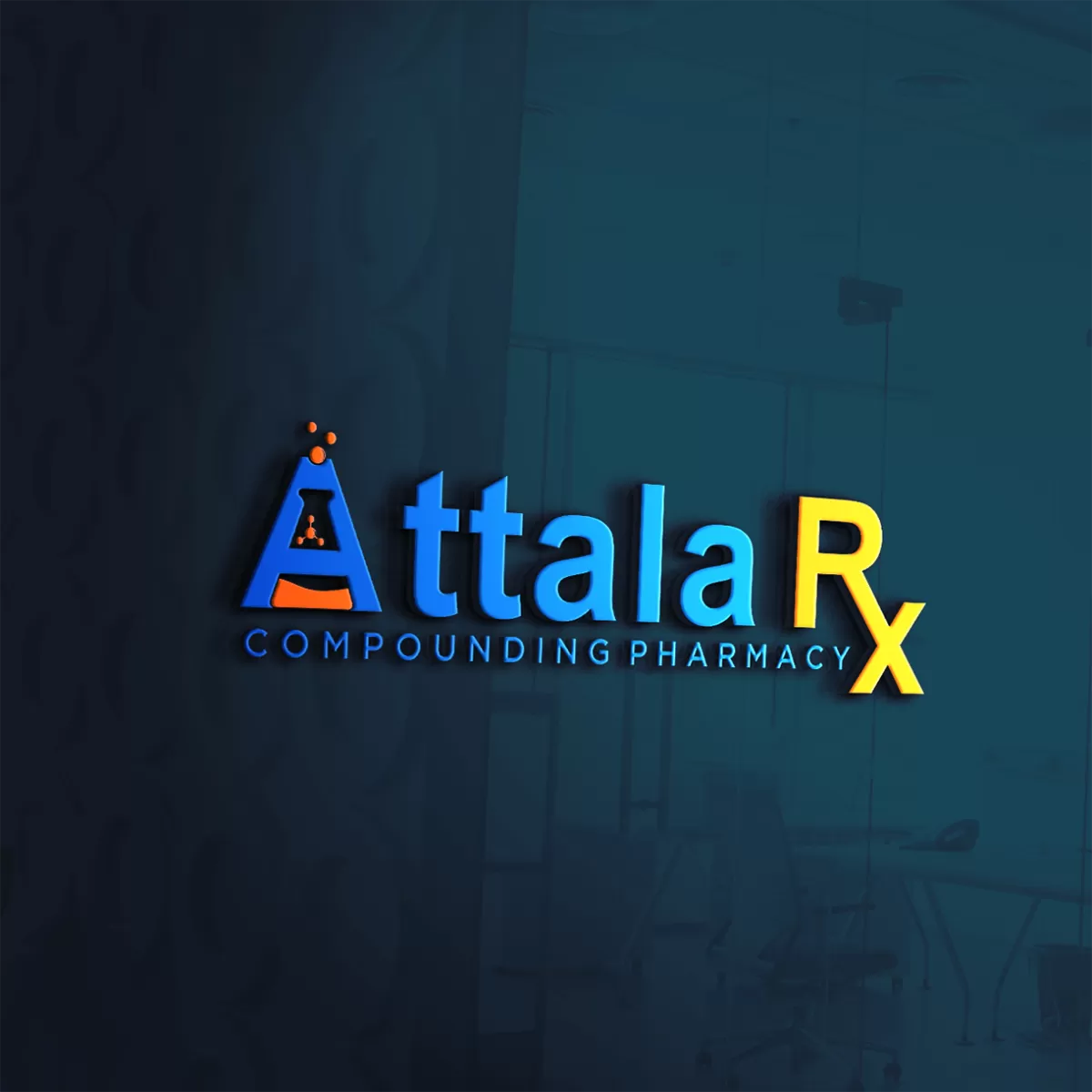 I will pharmacy and health fitness logo