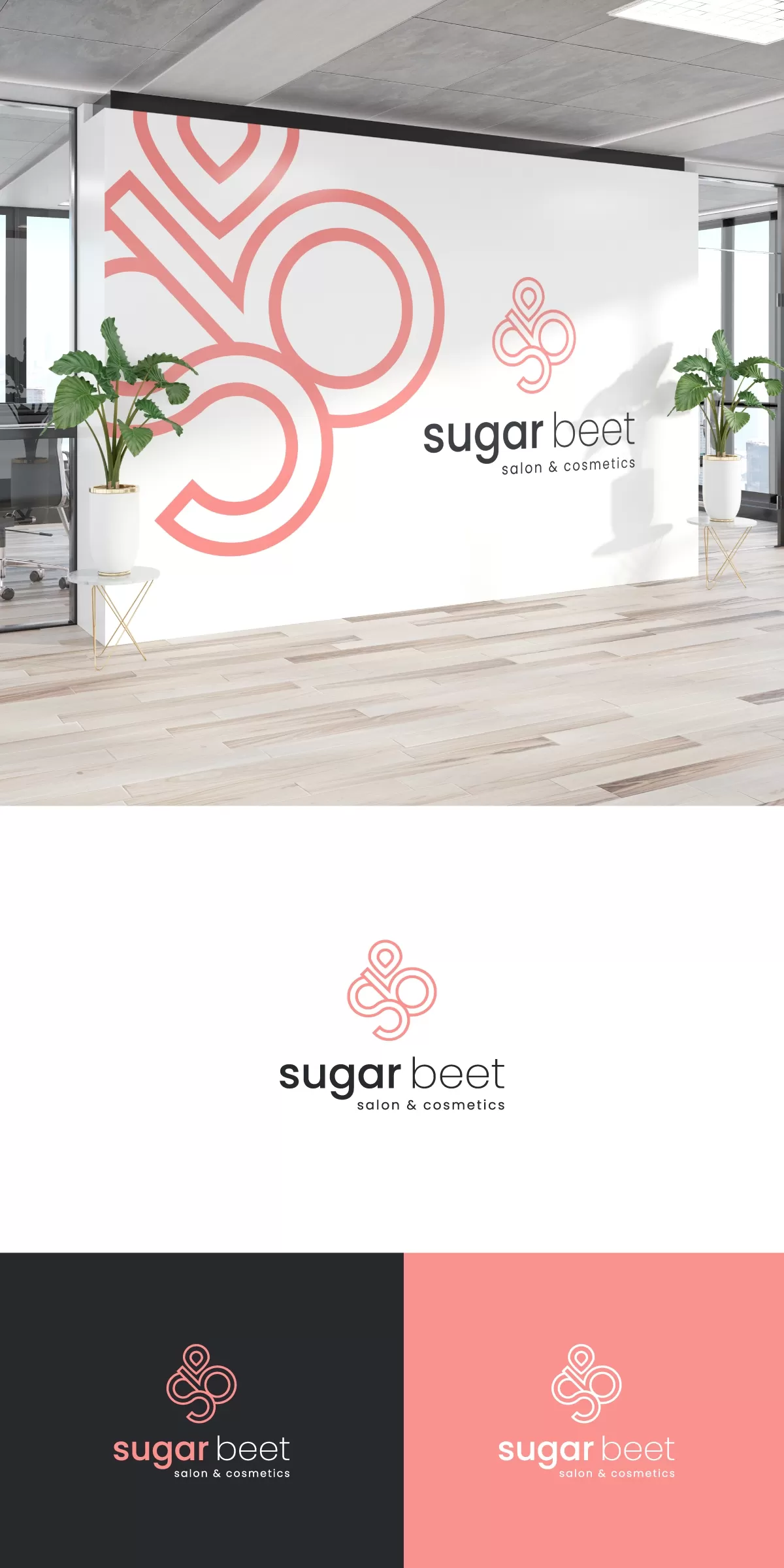 I will design cosmetic beauty,hair,nails salon spa and fashion logo