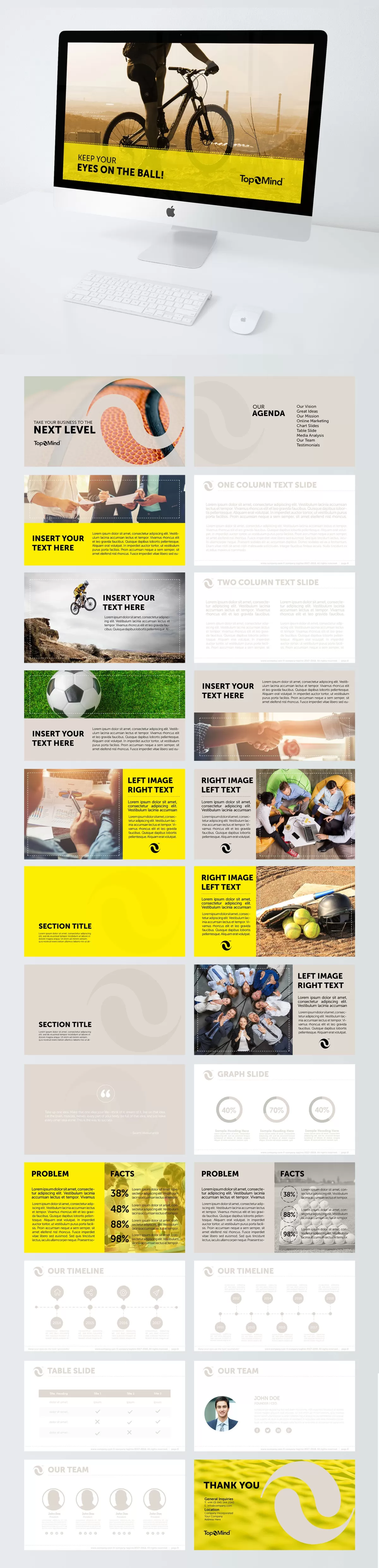 I will create branded powerpoint presentation for you