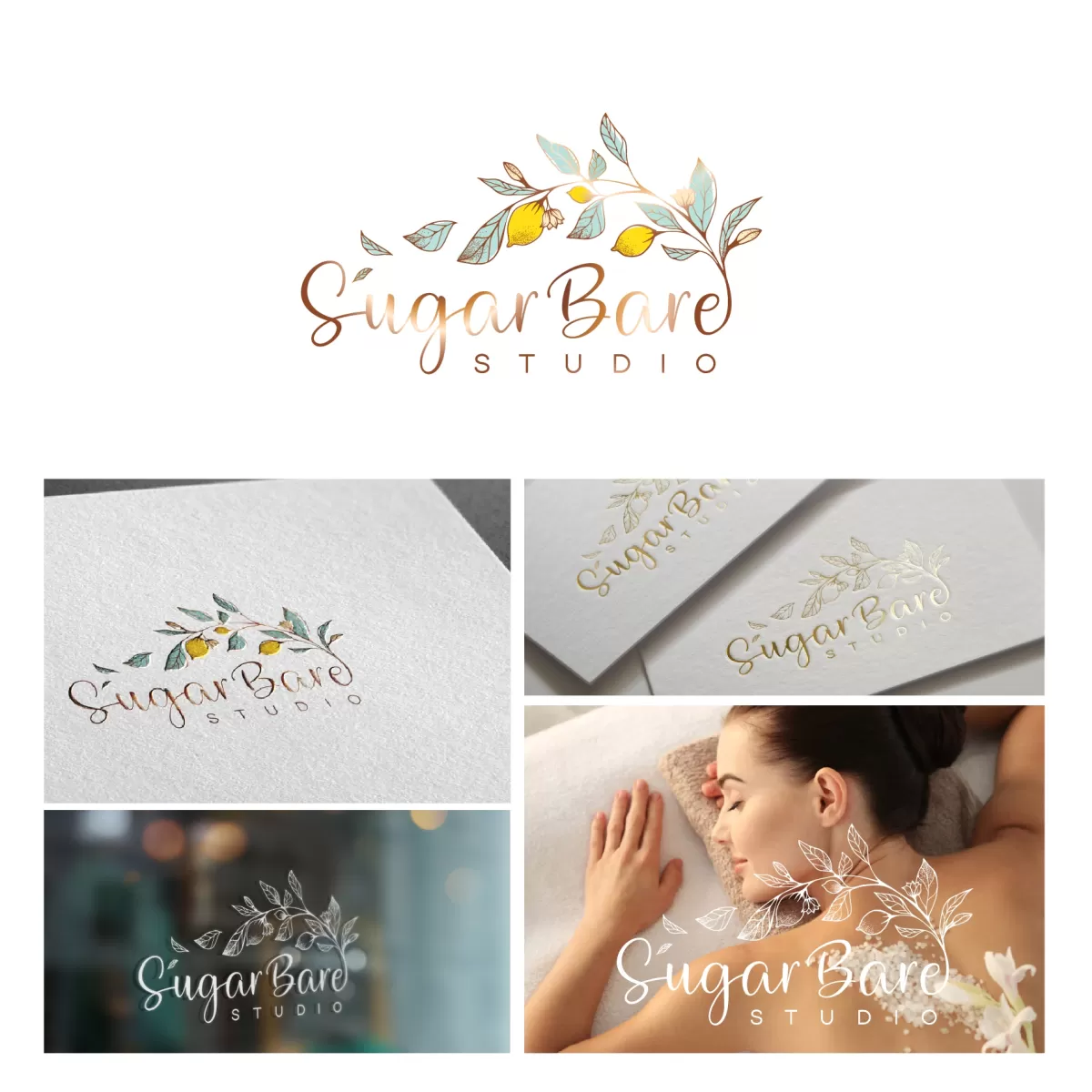I will do watercolor feminine fashion,boutique,cosmetics logo