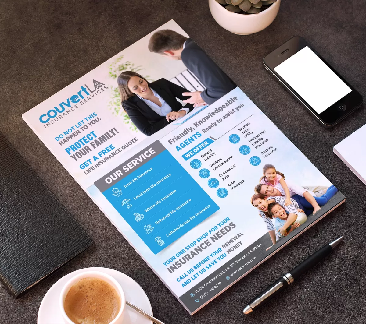I will design professional business poster design for 5 $ 