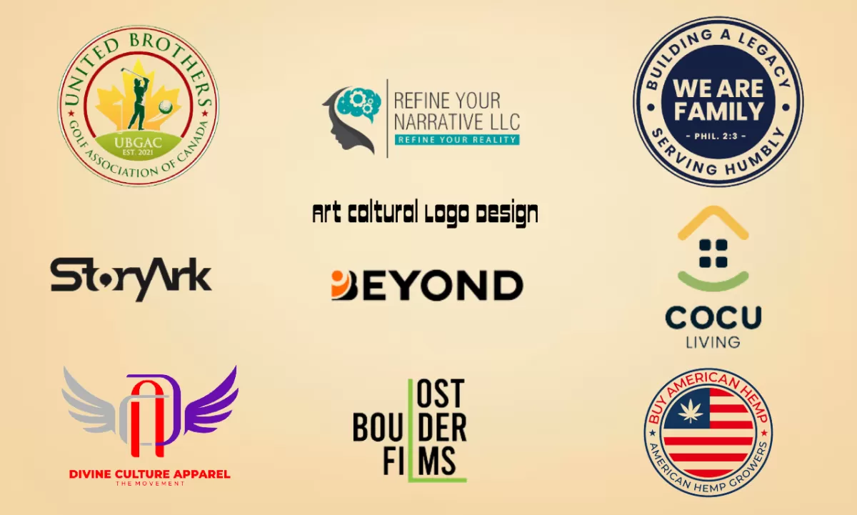 I will design art cultural association logo