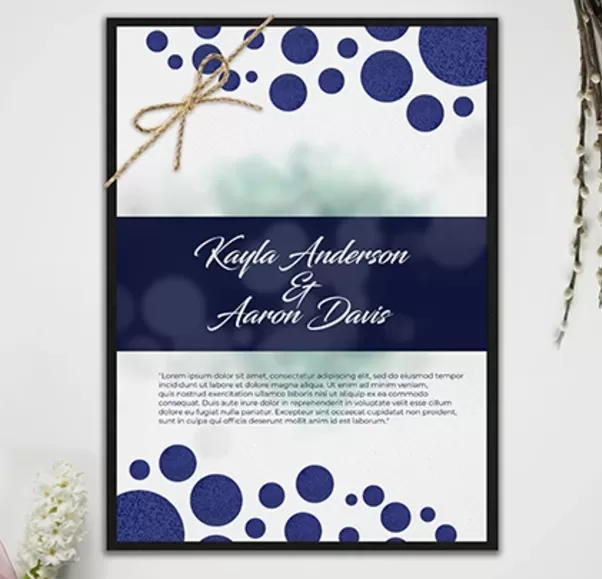 I will do wedding or event postcard invitation design greeting card