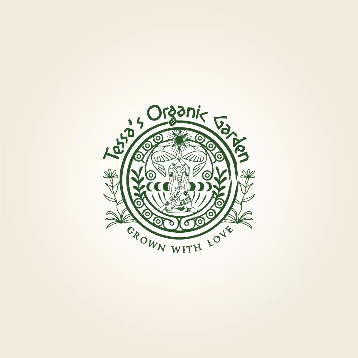 I will do a modern gardening logo design for your business