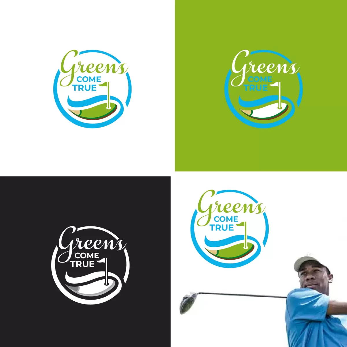 I will create a beautiful golf courses logo design for you