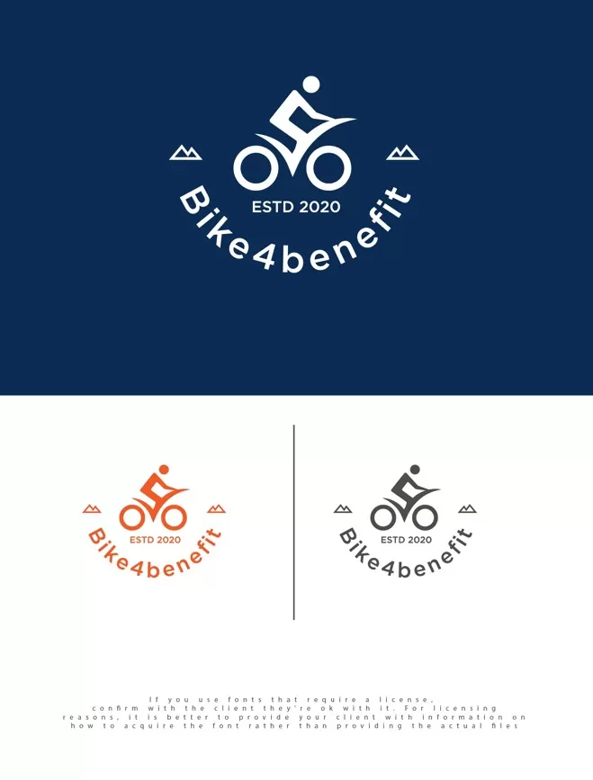I will design a outstanding simple bike logo