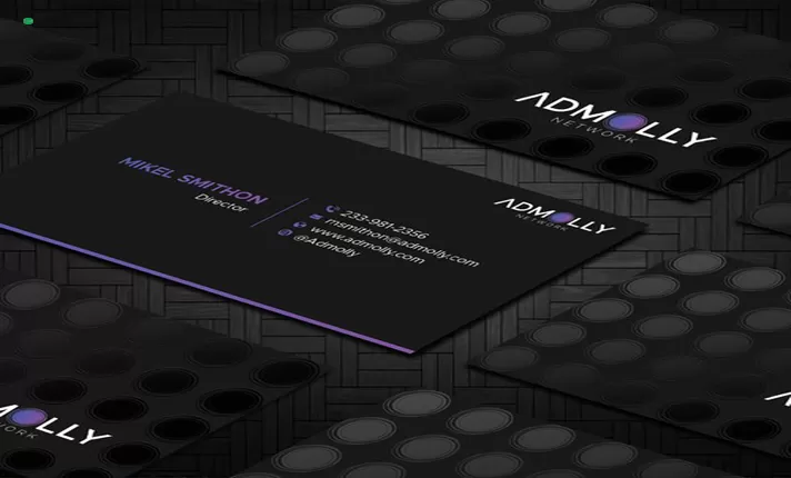I will make luxury visiting card business card and thank you card