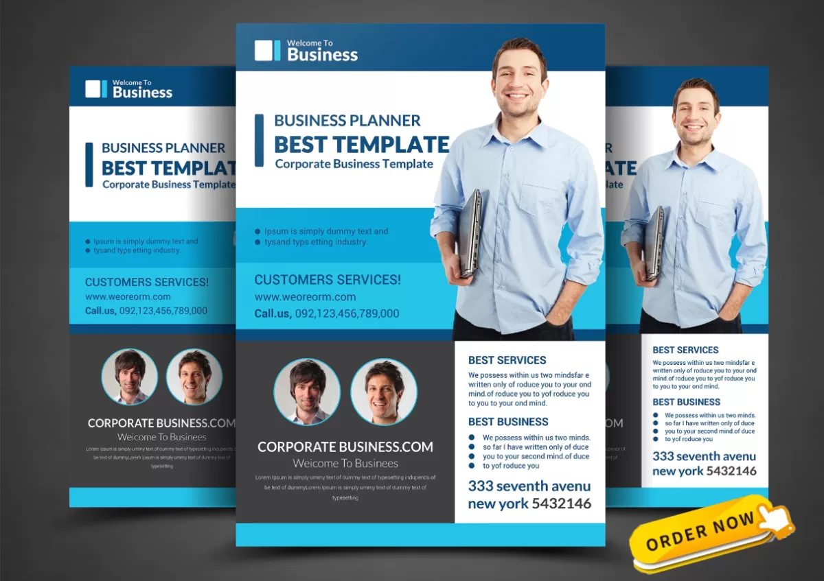 I will create business flyer design in 8 hours
