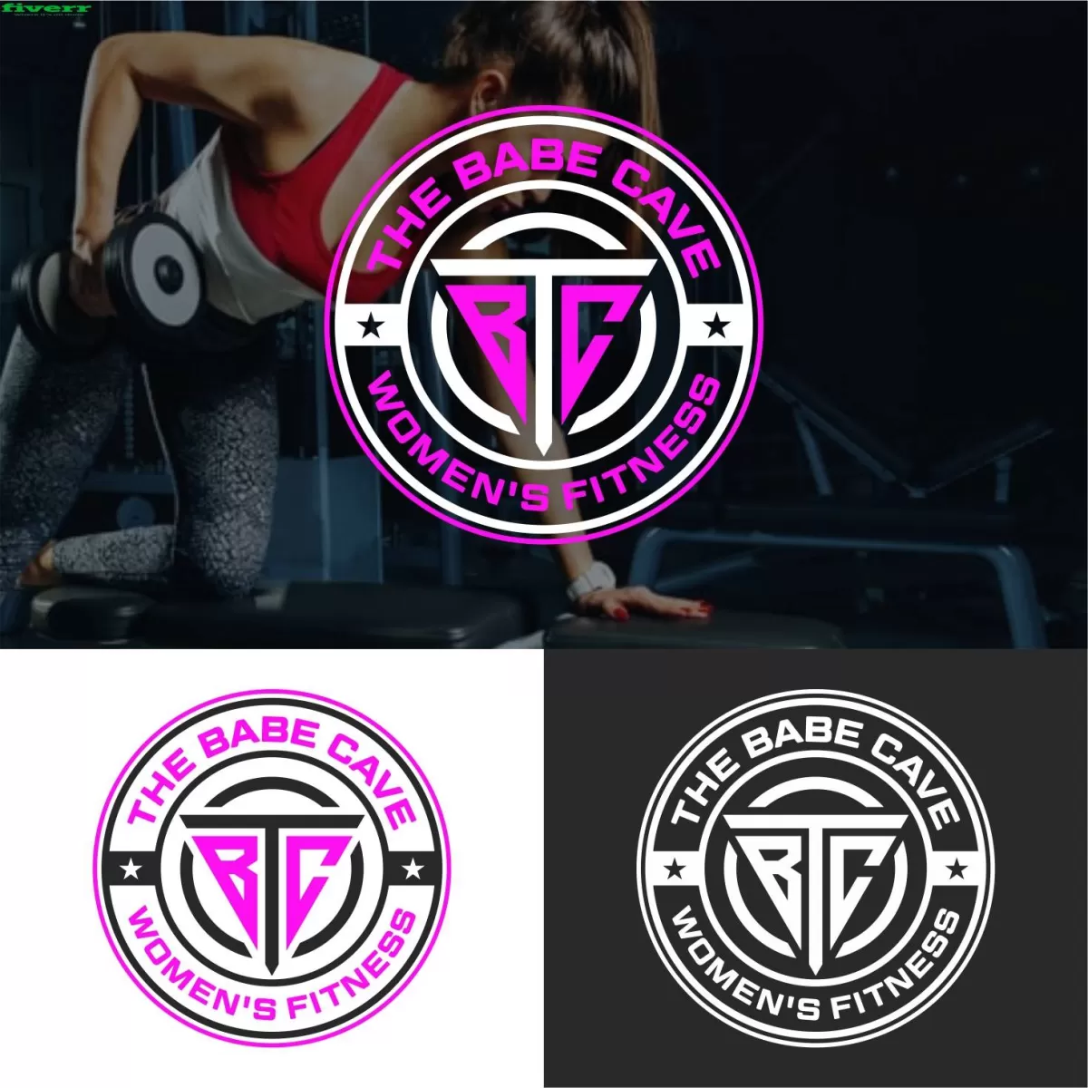 I will design a health fitness or gym logo