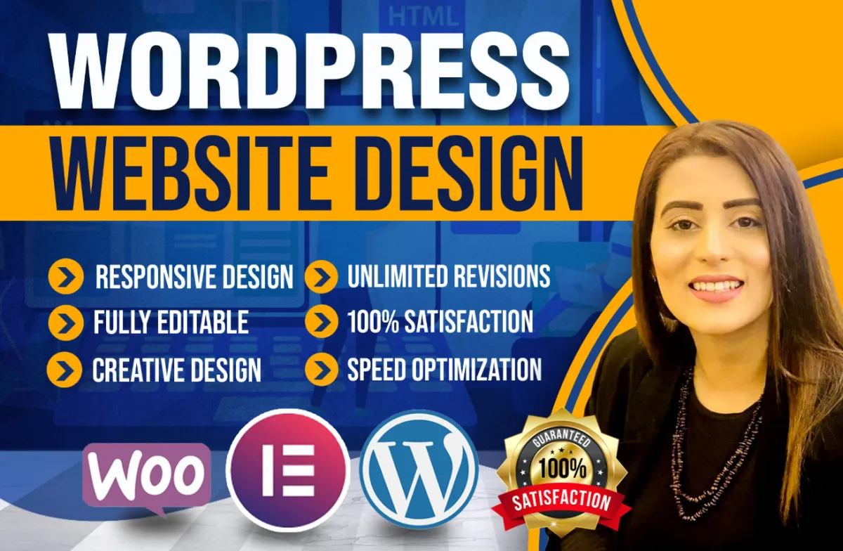 I will create a wordpress blog website or business website, author or blogger website
