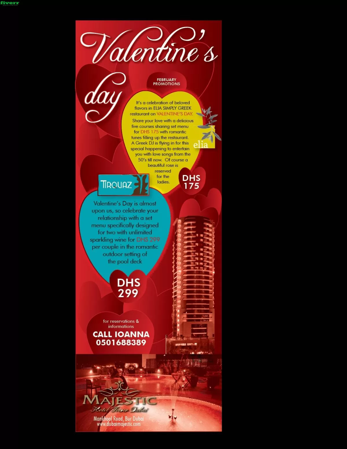 I will create animated valentines day flyer for social media post