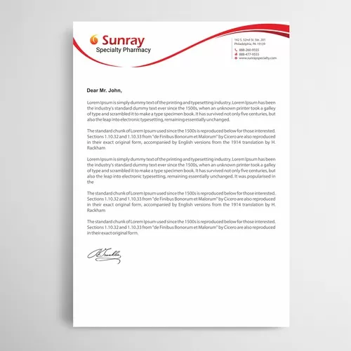 design letterhead or stationary in editable ms word format