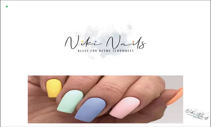 .I will make watercolor fenimine nails salon logo